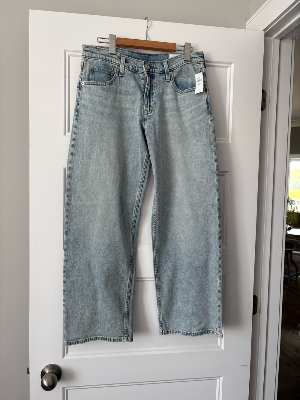 GAP Pale Blue Wide Leg Jeans